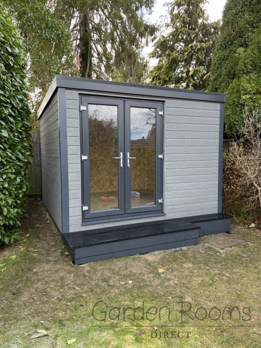 8ft x 8ft Garden Shed Installed In Cheshire REF 112