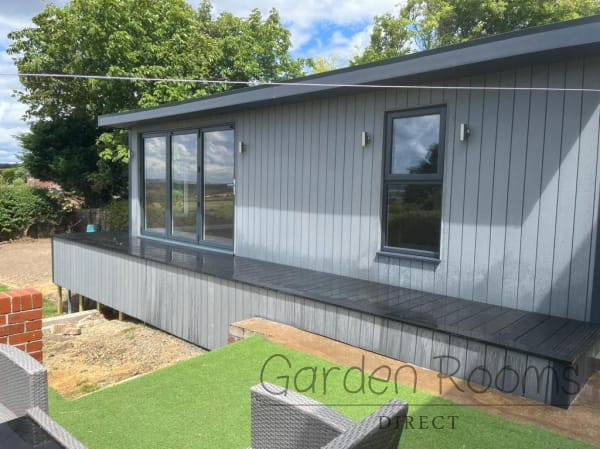 8m x 5m Garden Annex Installed In Gloucestershire REF 105