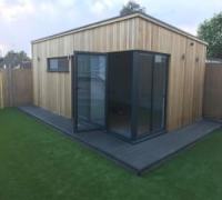 8m x 4m Edge Garden Room Installed In London REF 002		(London)