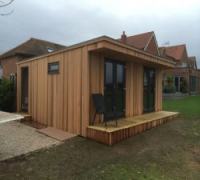 6m x 4m Extend Garden Room With Storage Installed In Surrey REF 066(Surrey)