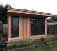 6m x 3m Extend Garden Room With Storage Installed In Kent REF 035(Kent)