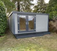 8ft x 8ft Garden Shed Installed In Cheshire REF 112(Cheshire)