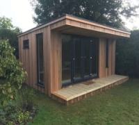 5.5m x 3m Extend Garden Room Installed In Bournemouth REF 037(Bournemouth)