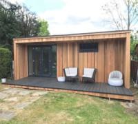 8m x 4m Enclose Garden Room Installed In West Sussex REF 026 (West Sussex)