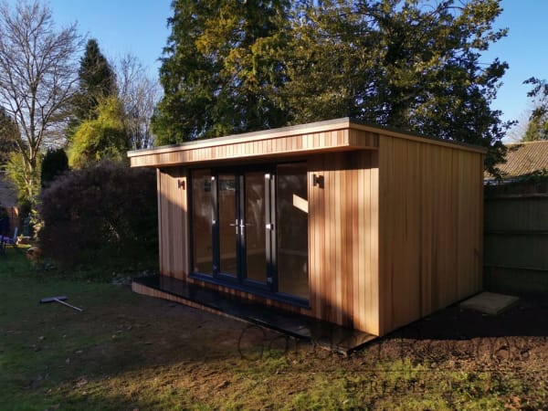 5.5m x 3m Extend Garden Room Installed In Oxfordshire REF 093