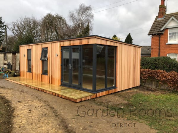8m x 4m Edge Garden Room Installed In West Yorkshire REF 008