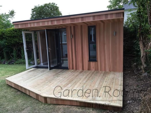 5.5m x 3m Extend Edge Garden Room Installed In North Yorkshire REF 006