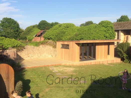 7m x 4m Extend Garden Room Installed In Hertfordshire REF 068