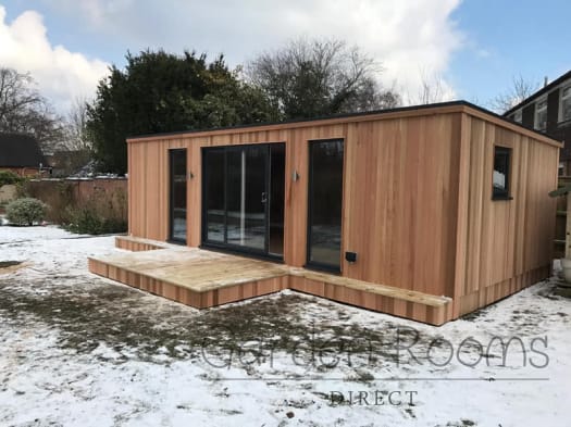 8m x 3m Eco Garden Room Installed In Hampshire REF 012