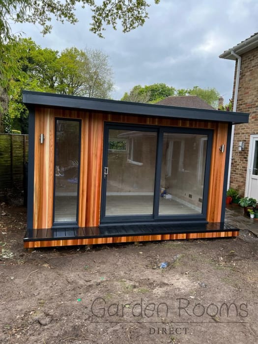 3.5m x 3m Extend Garden Room Installed In North Yorkshire REF 075
