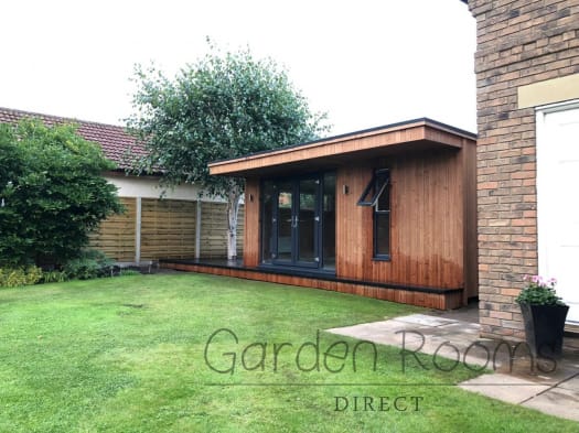 6m x 3m Extend Garden Room Installed In Northumberland REF 094