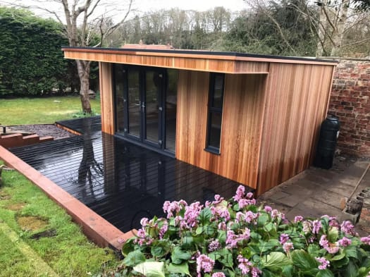 5m x 3m Extend Garden Room Installed In Hampshire REF 098