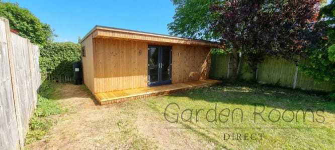 8m x 4m Extend Garden Room Installed In Surrey REF 072
