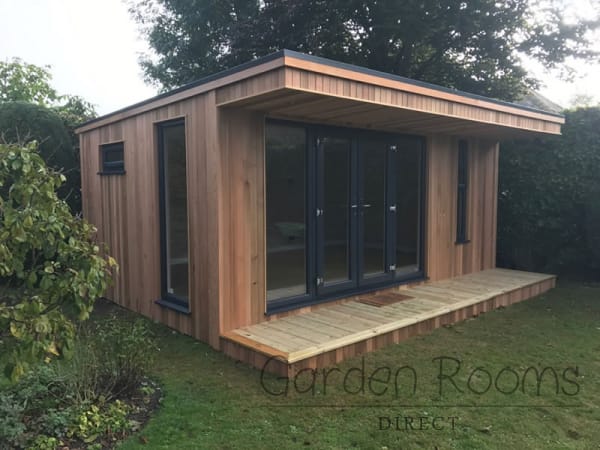 5.5m x 3m Extend Garden Room Installed In Bournemouth REF 037
