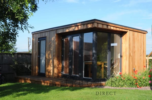 5m x 3m Edge Garden Room With Storage Installed In North Yorkshire REF 020