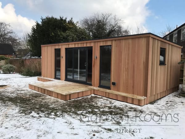 8m x 3m Eco Garden Room Installed In Hampshire REF 012