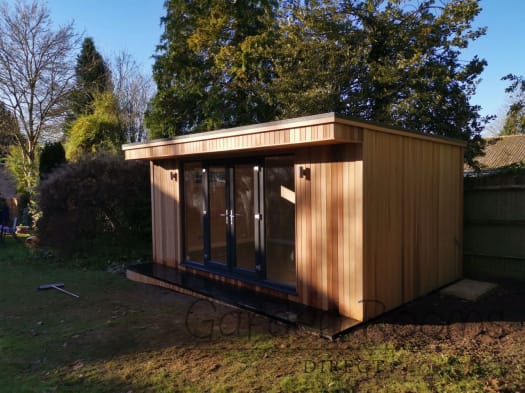 5.5m x 3m Extend Garden Room Installed In Oxfordshire REF 093