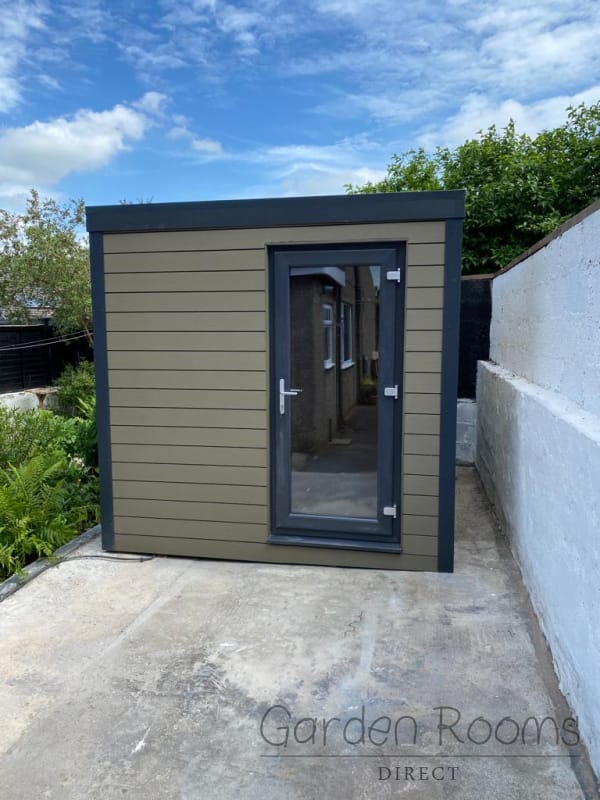 6ft x 8ft Garden Shed Installed In Berkshire REF 119
