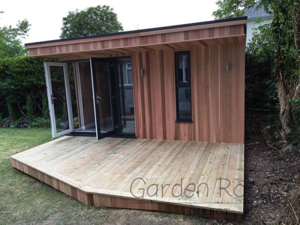 5.5m x 3m Extend Edge Garden Room Installed In North Yorkshire REF 006